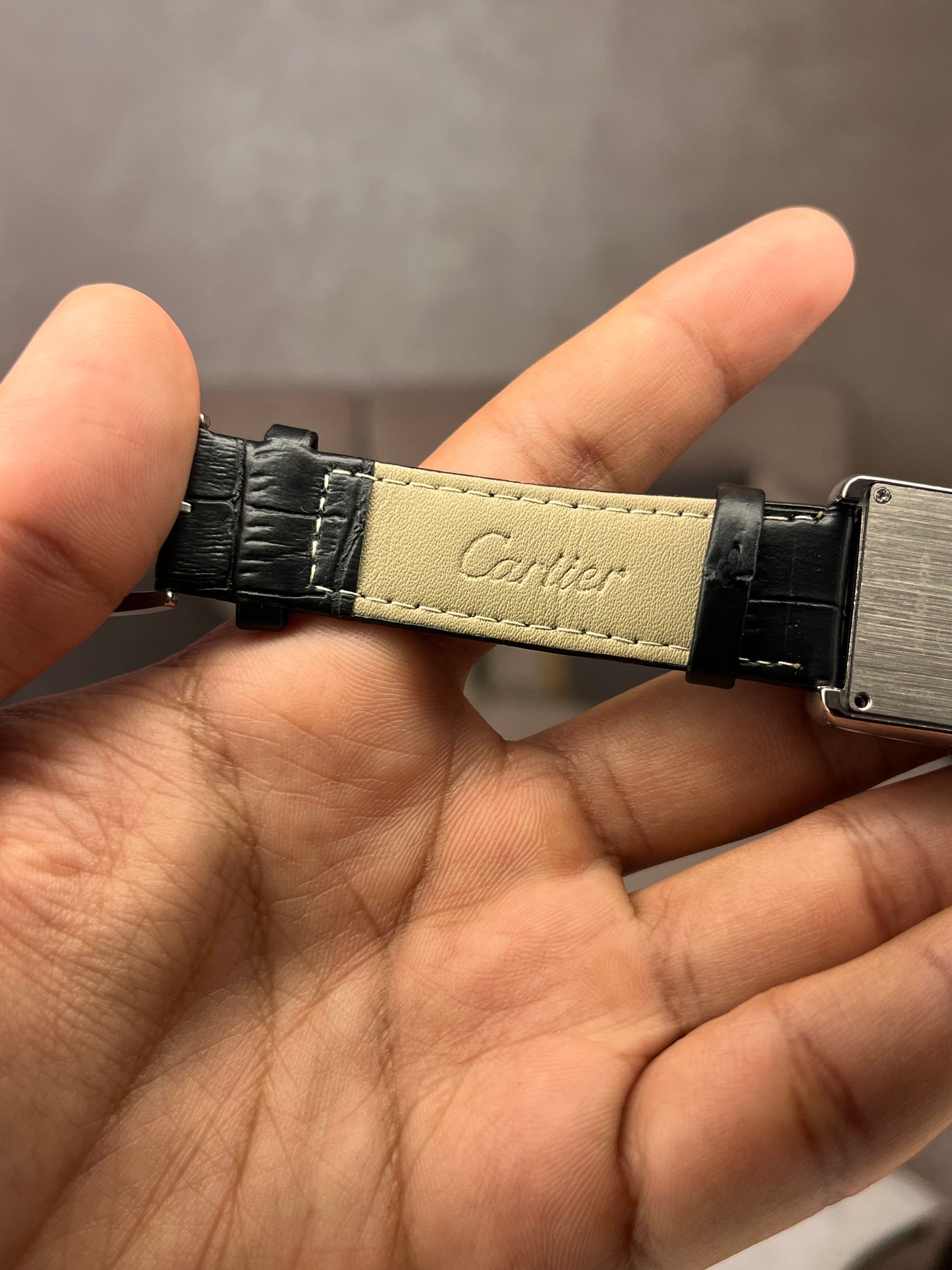 Cartier Tank Black Dial | كارتير تانك