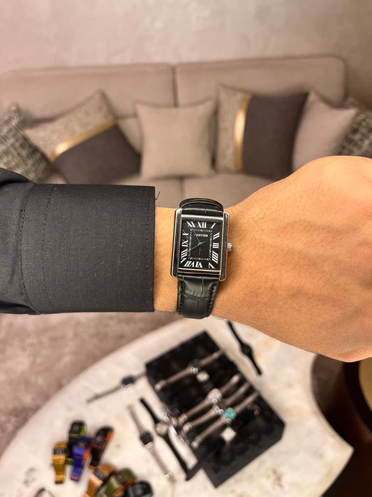 Cartier Tank Black Dial | كارتير تانك